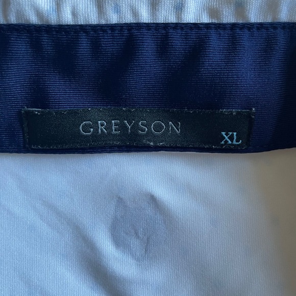 Greyson PGA West Golf Polo Shirt Mens Extra Large XL Wolf Print Performance - Picture 6 of 7